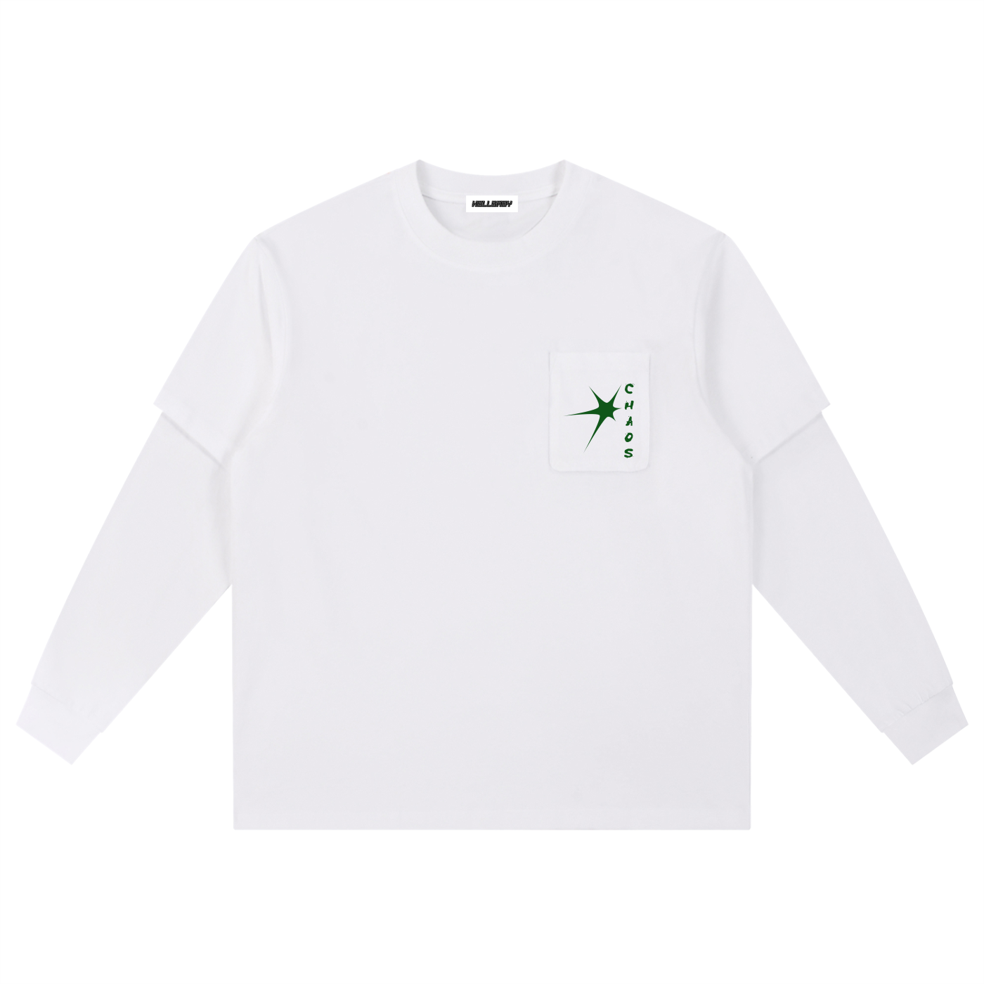 HELLBABY — “Duality Doctrine” green -Long Sleeve