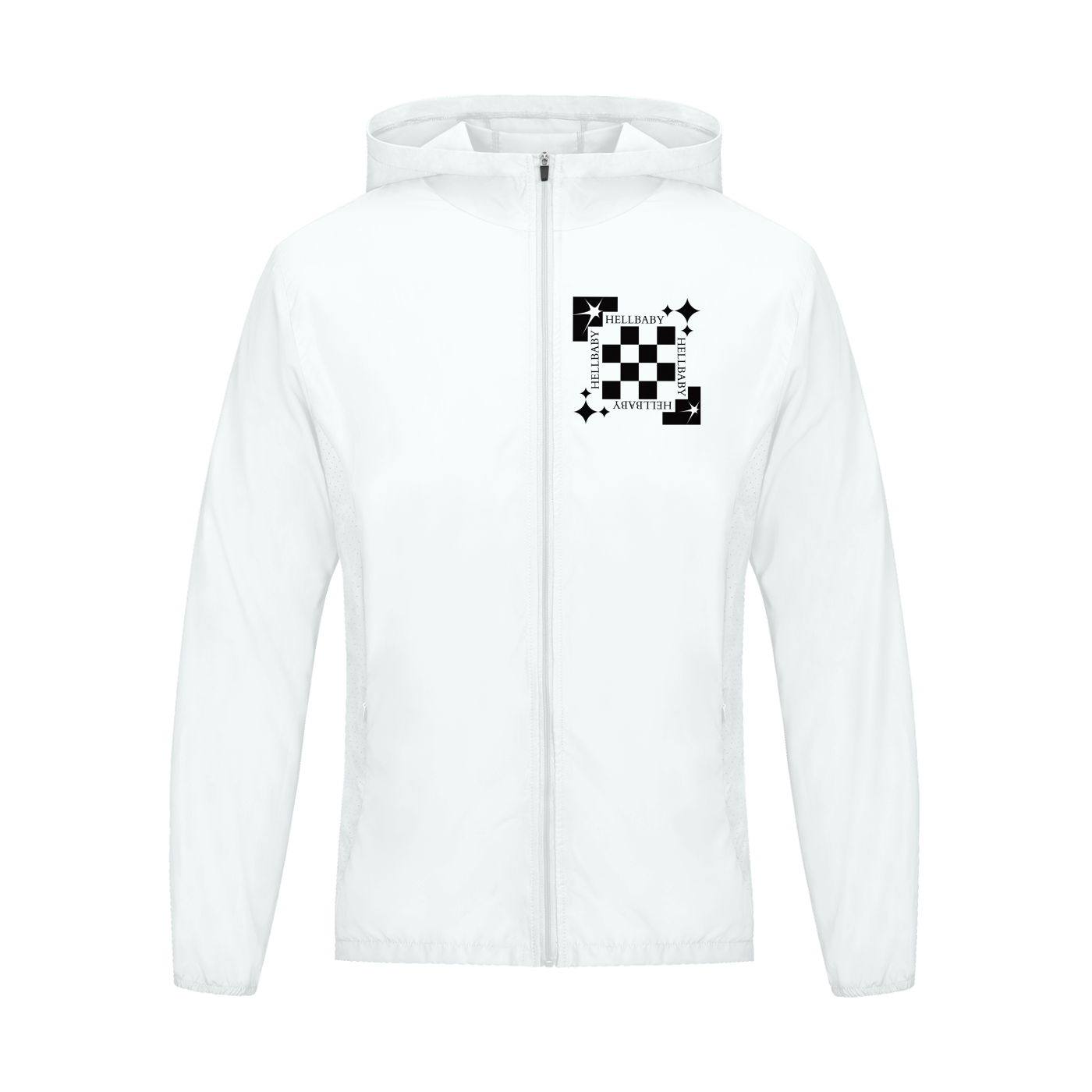 HELLBABY – No Random Squares Hooded Sports Jacket