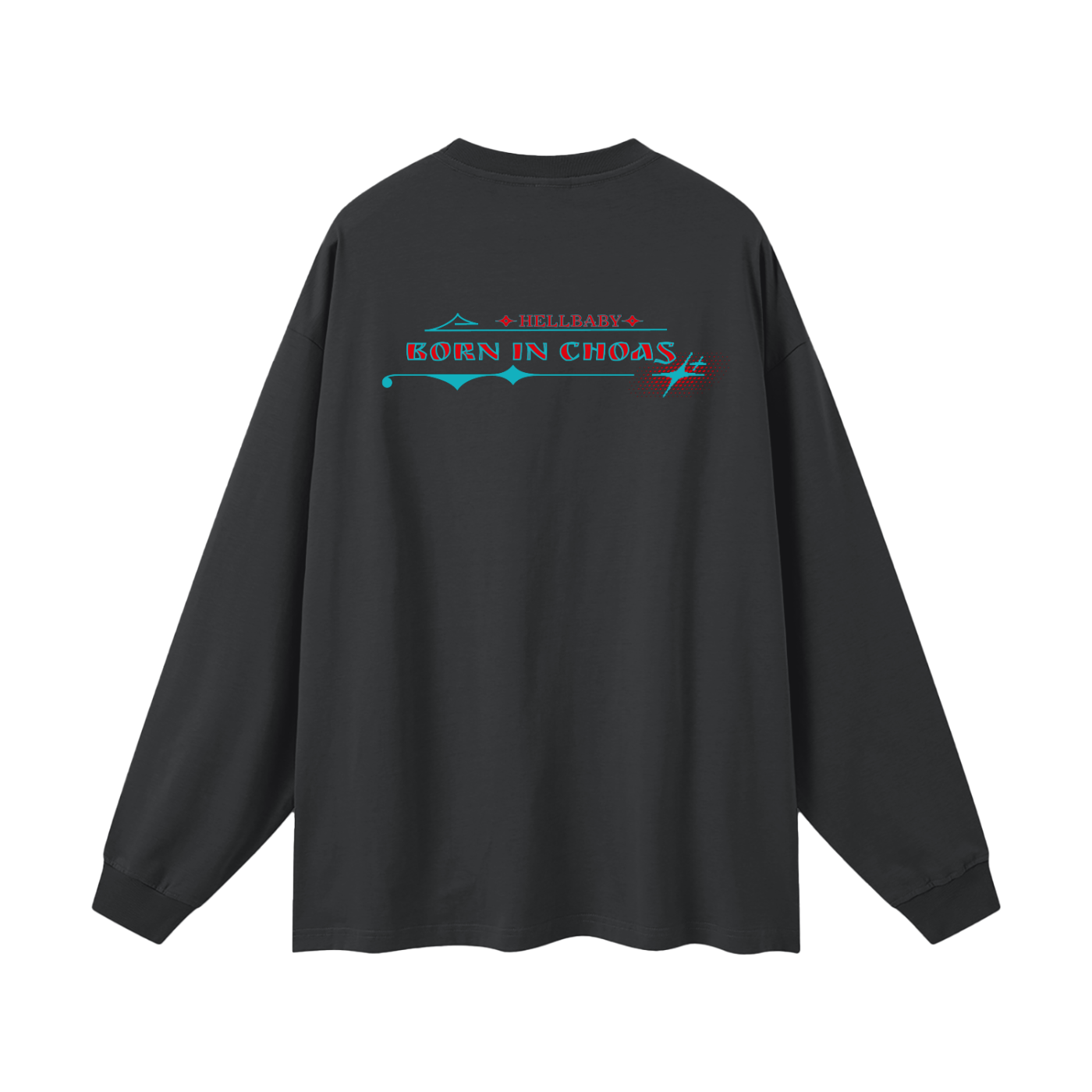HELLBABY — “Born to Raise Hell” Oversized Long Sleeve
