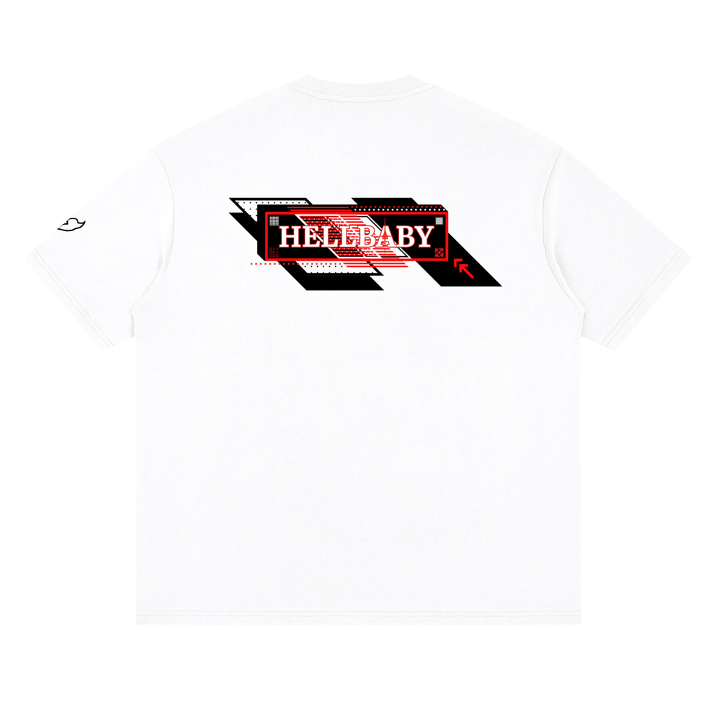 HELLBABY Streetwear Loose Drop Shoulder T-Shirt