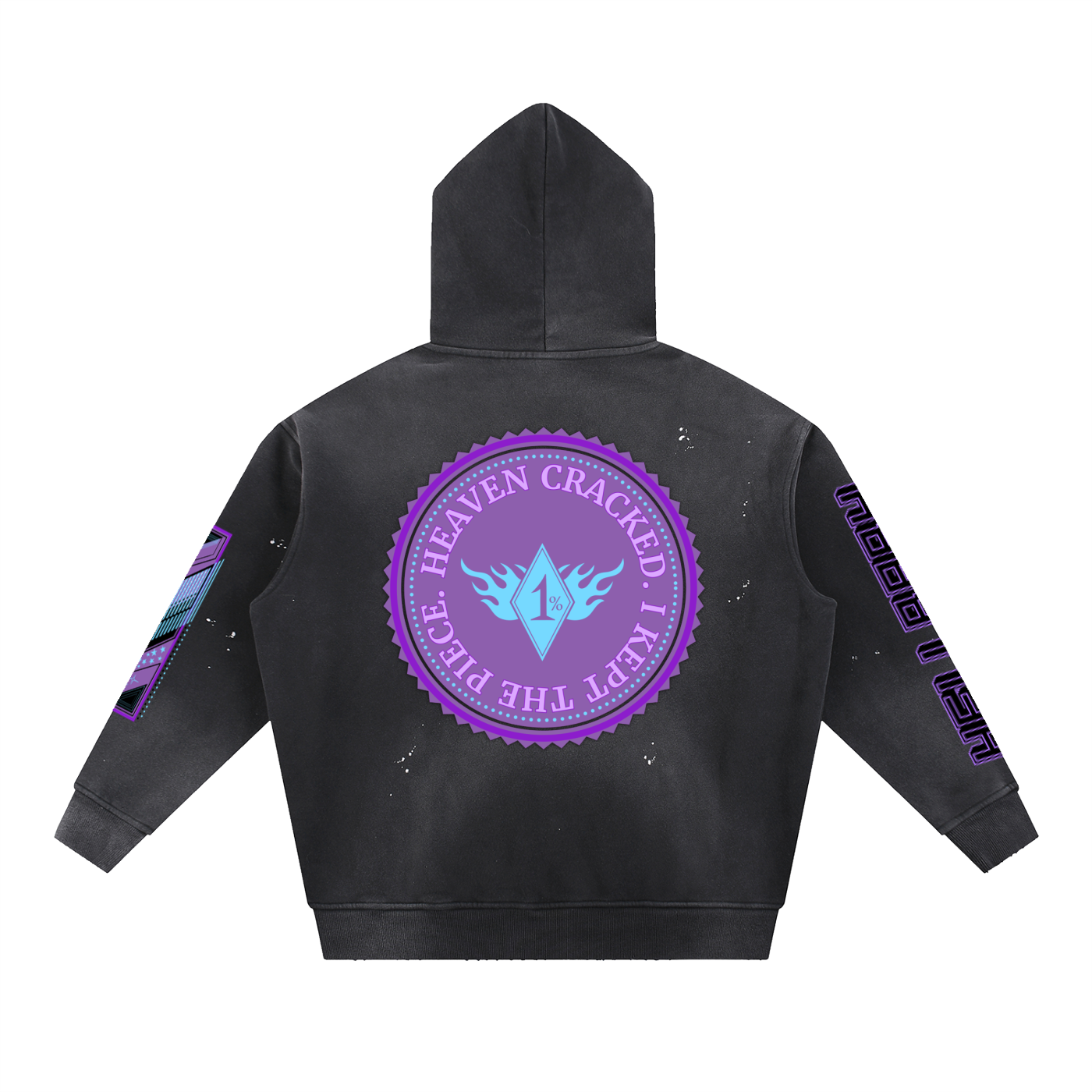 HELLBABY - “Heaven Cracked / Halo Intact” Hoodie“