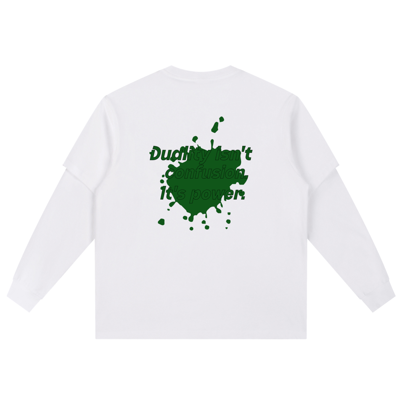 HELLBABY — “Duality Doctrine” green -Long Sleeve