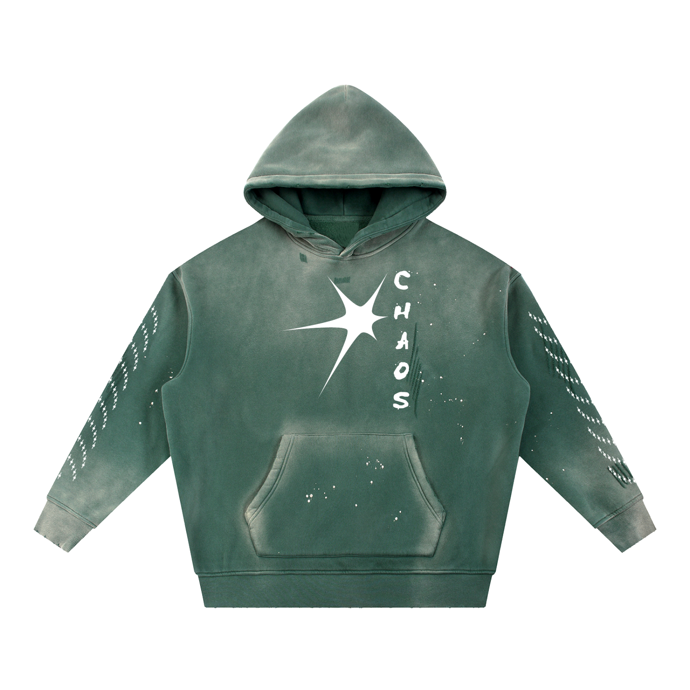 HELLBABY — Guided Through Chaos Vintage Washed Hoodie