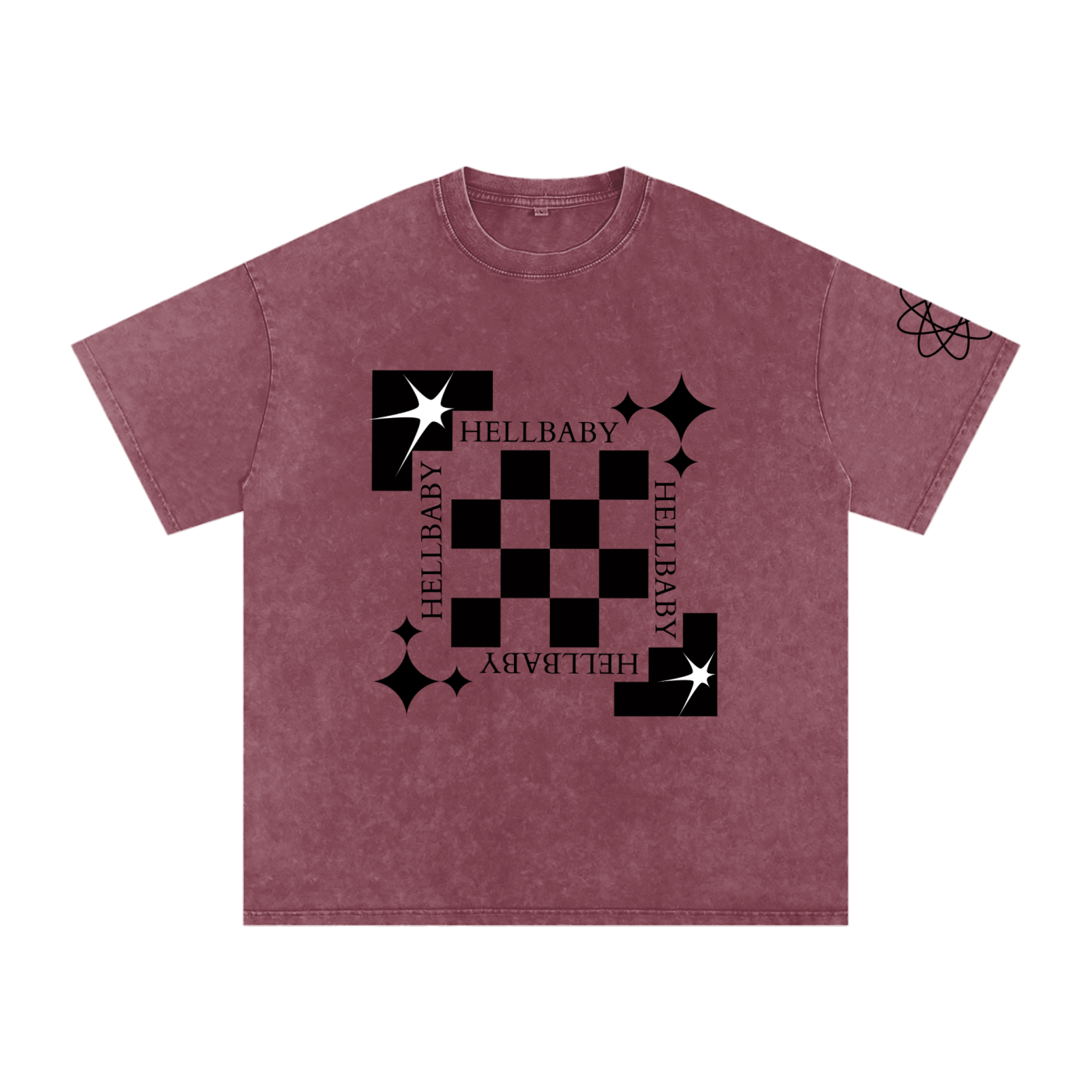 HELLBABY – No Random Squares Oversized T-Shirt