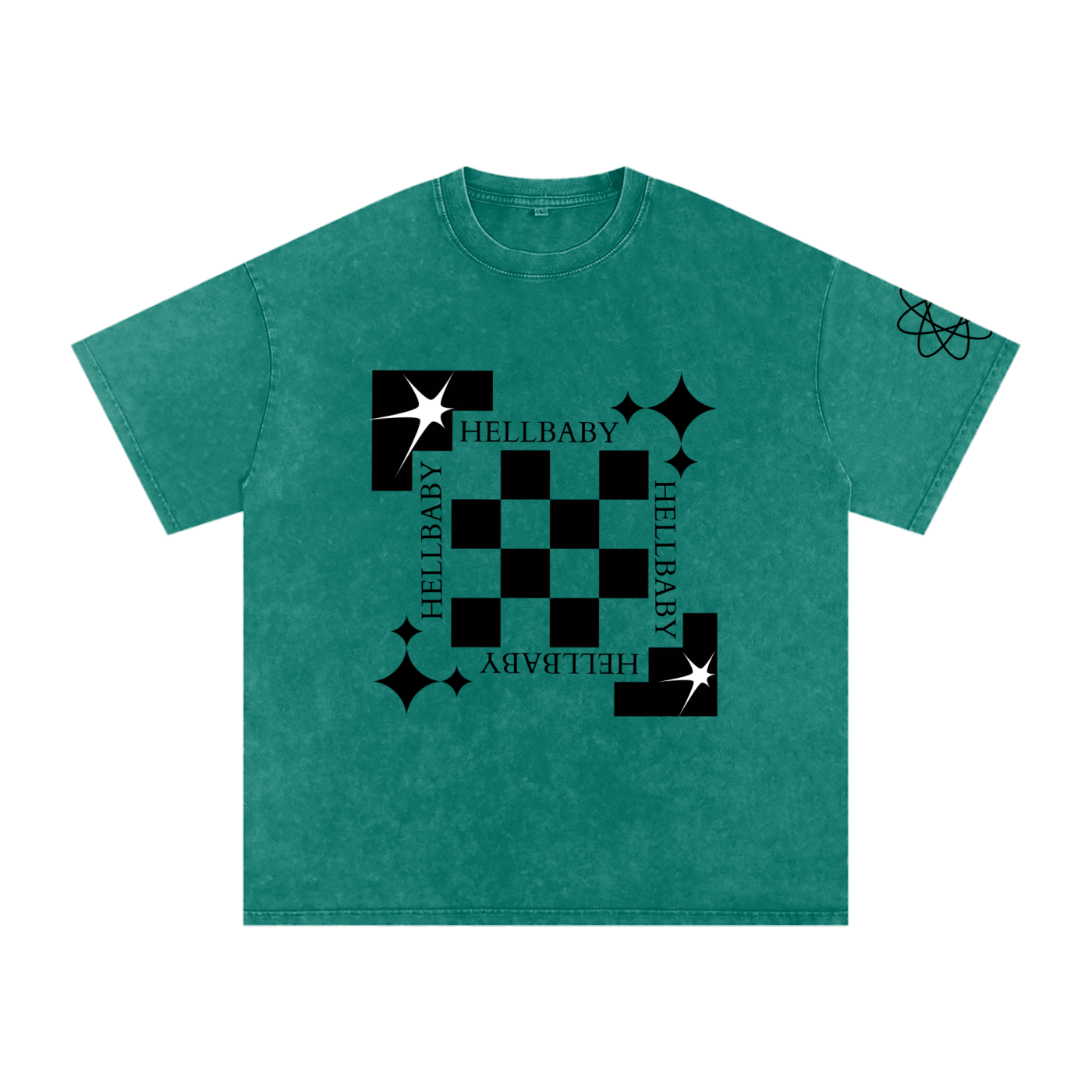 HELLBABY – No Random Squares Oversized T-Shirt